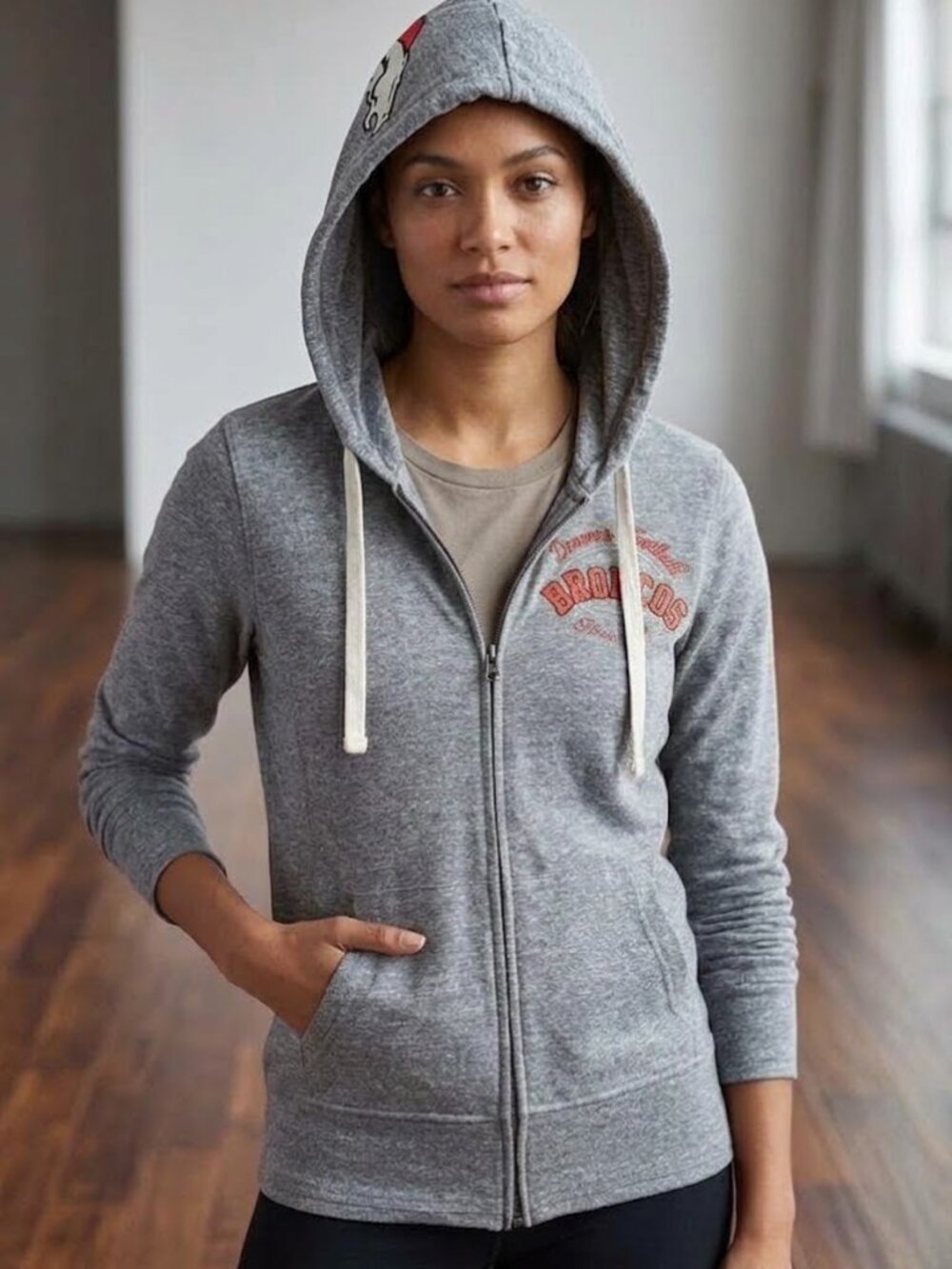 Touch by Alyssa Milano NFL Denver Broncos Women Zip Hoodie